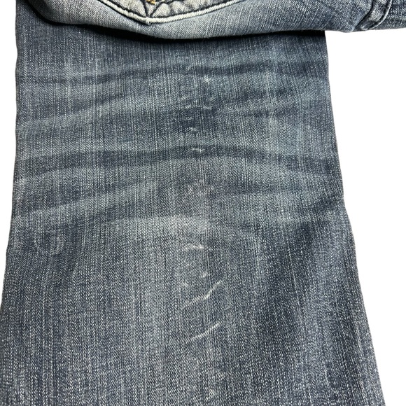 MISS ME WOMEN'S MEDIUM WASH MID RISE CROSS POCKET STRETCH BOOTCUT JEANS SZ 33 - Picture 16 of 16